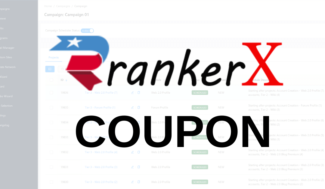 RankerX Coupon