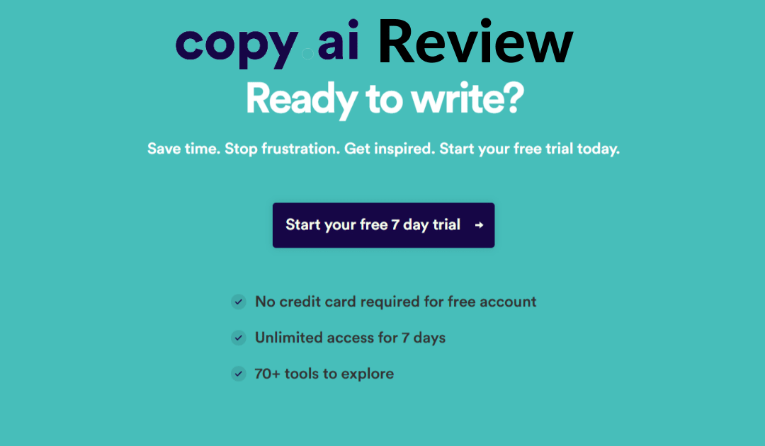 Copy ai Review: Free Trial NO Card Required!