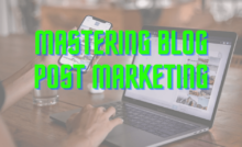 Blog Post marketing