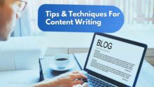 Tips and Techniques For Content Writing